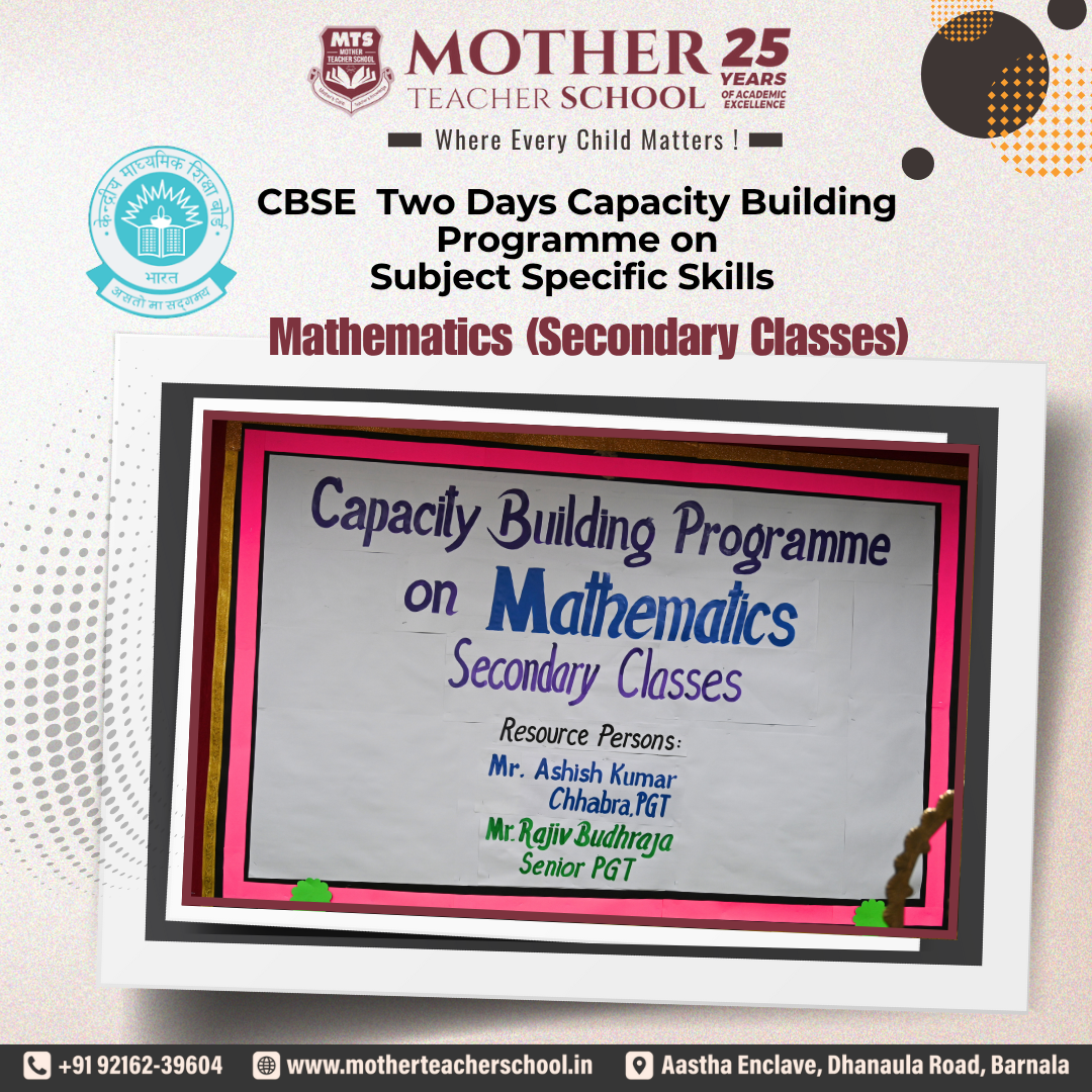 Mother Teacher School Barnala